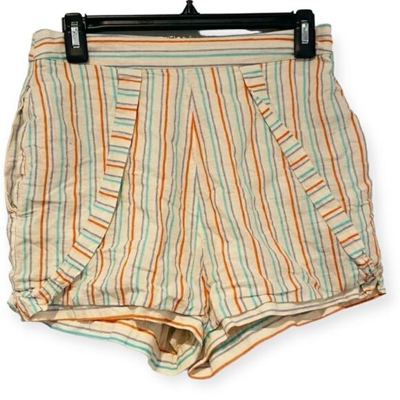 Line & Dot Nina Multicolored Striped Shorts Size Medium - Picture 2 of 6